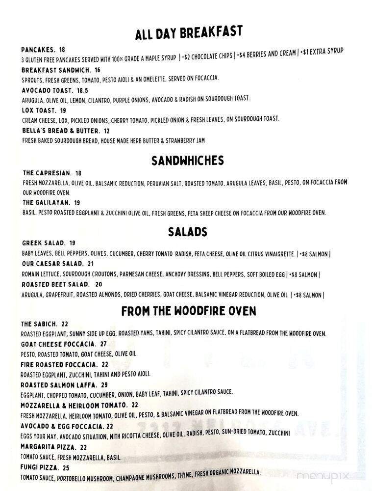 Menu page 2