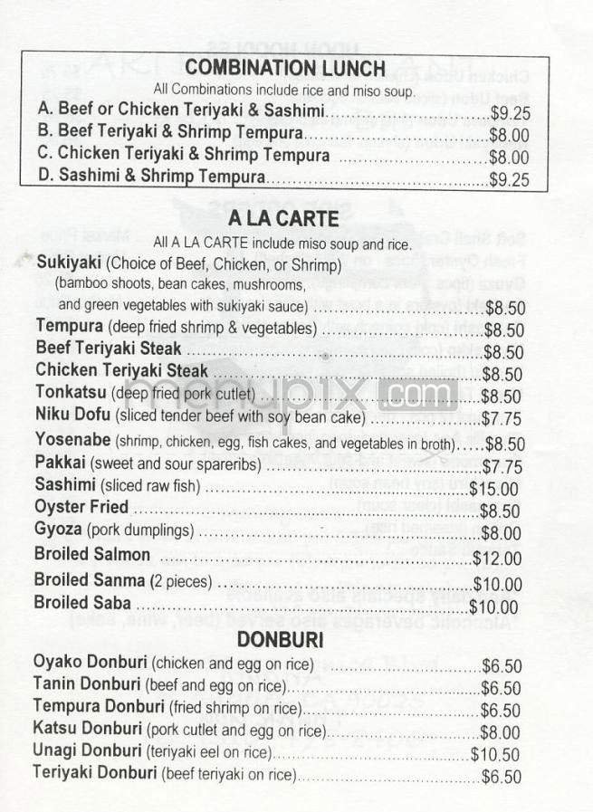 Menu page 3