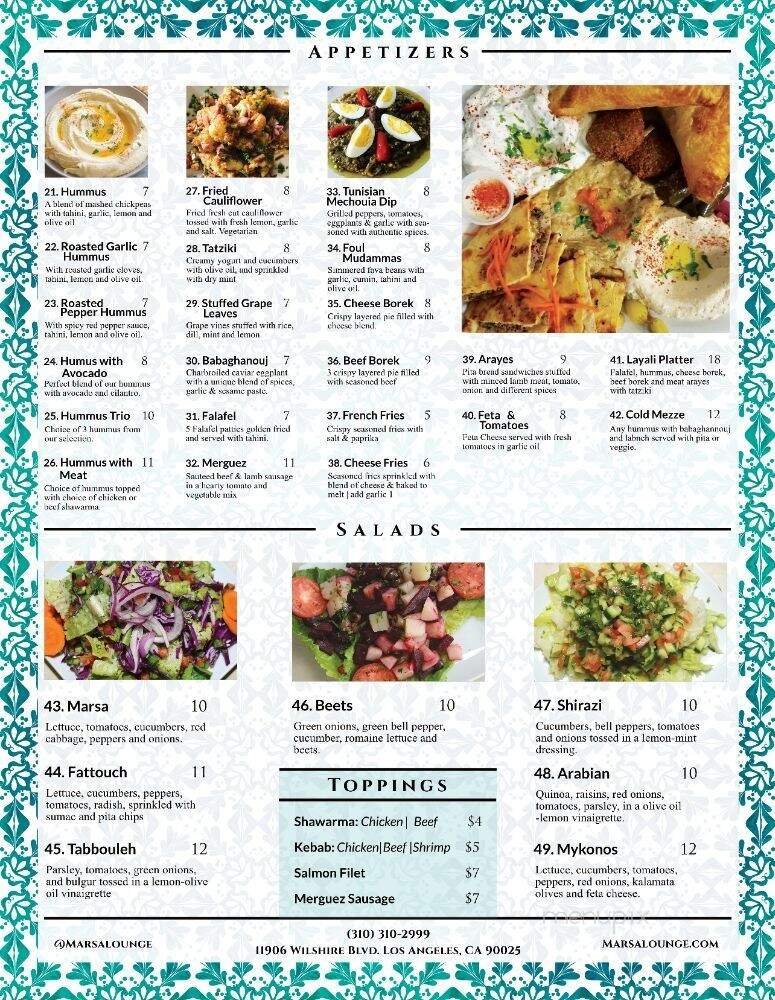 Menu page 4