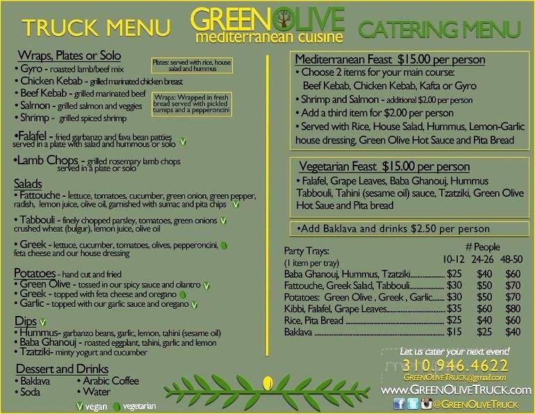 Menu page 1