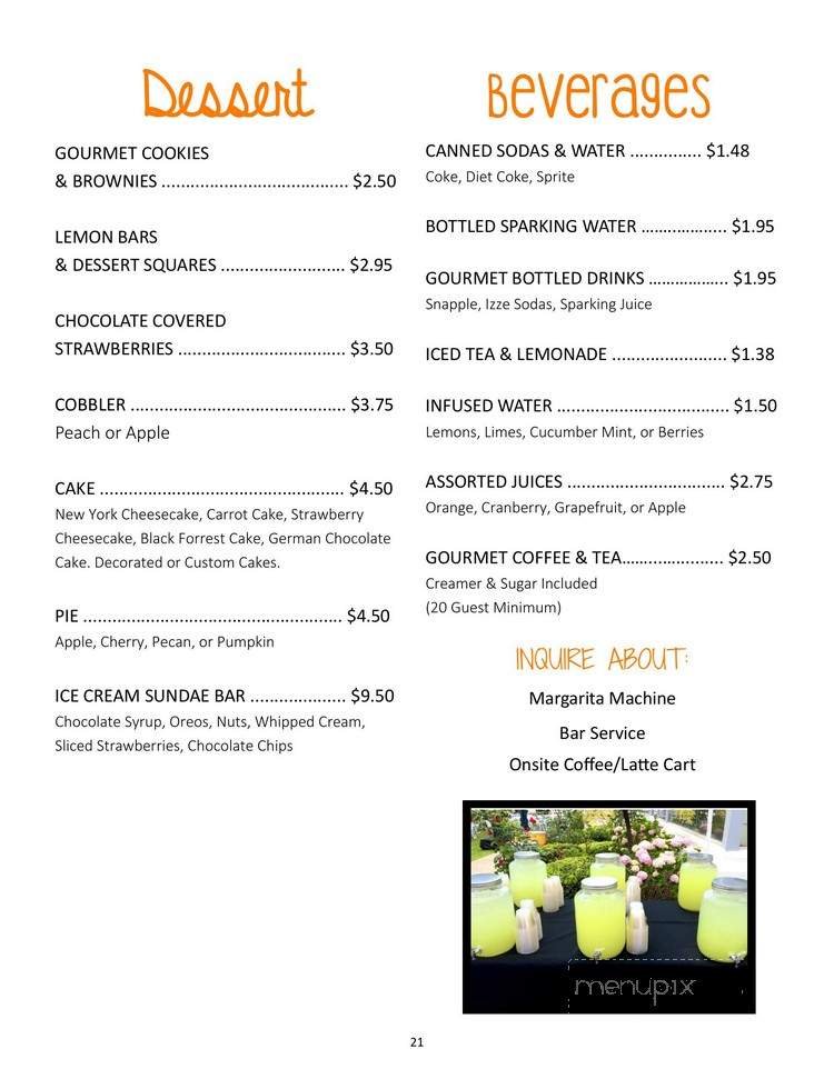 Menu page 21