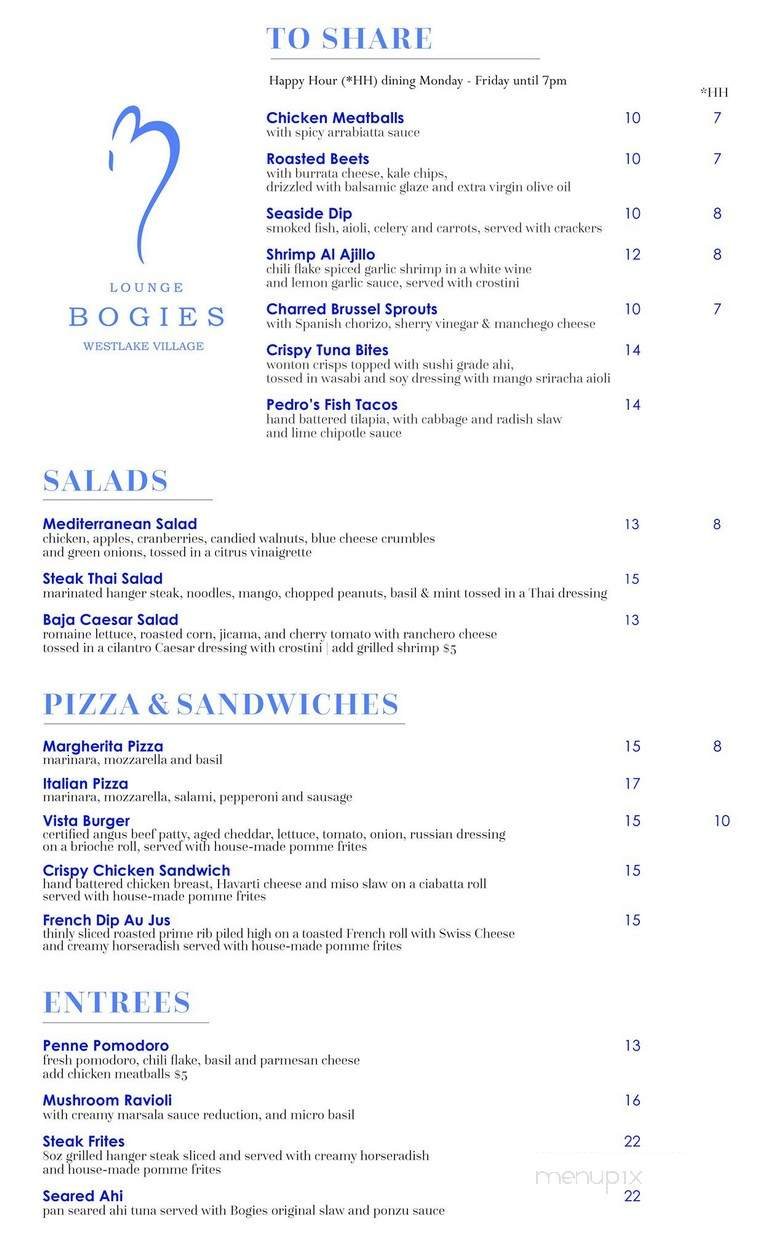Menu page 1