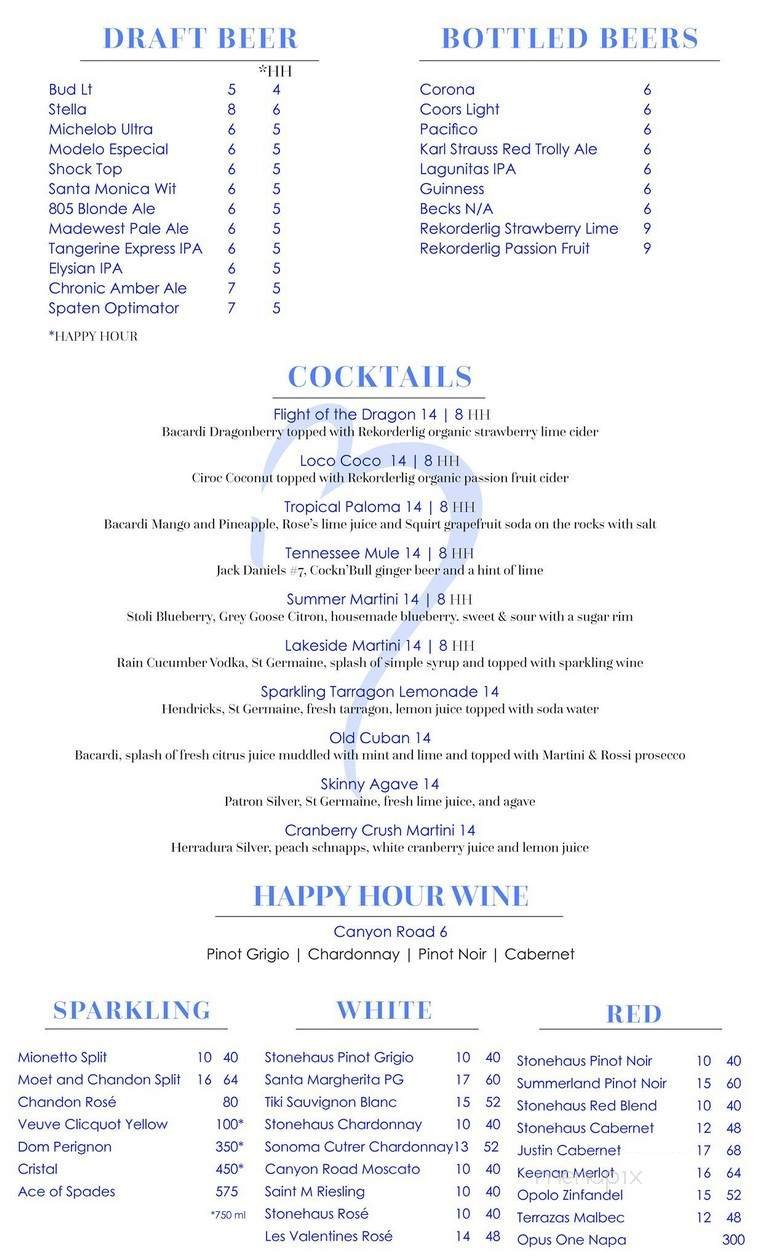 Menu page 2