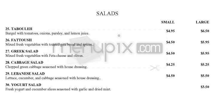 Menu page 3