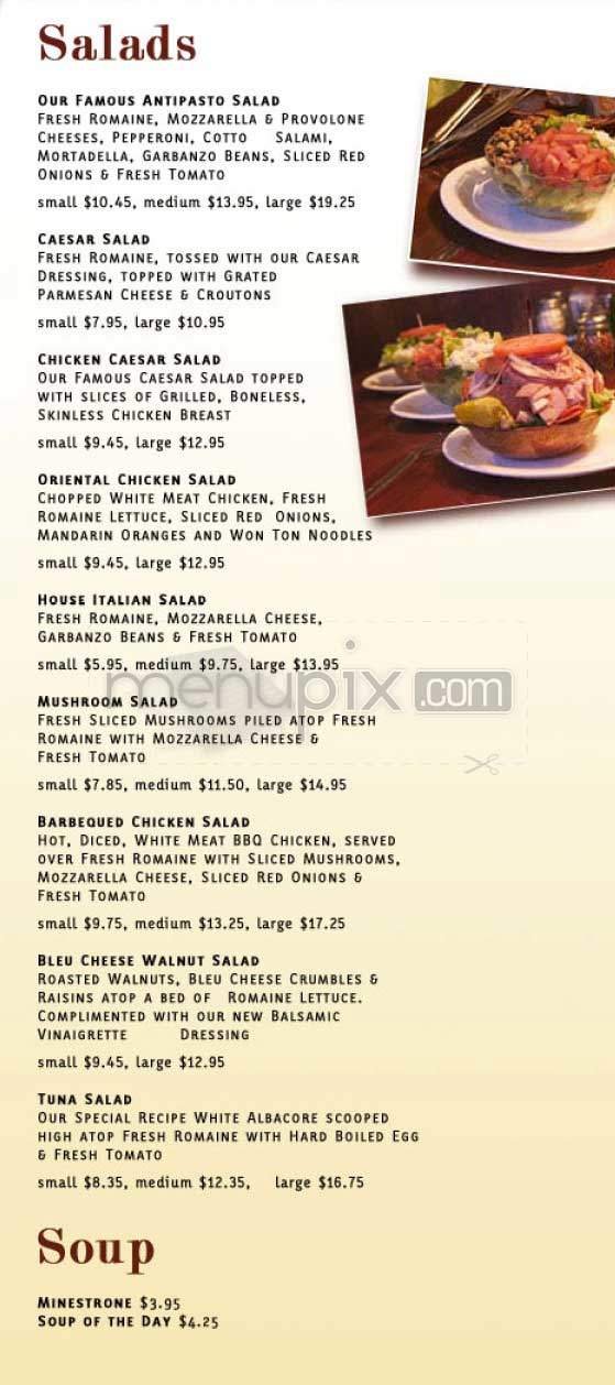 Menu page 1
