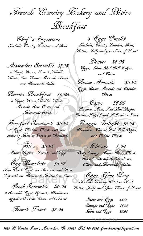 Menu page 3