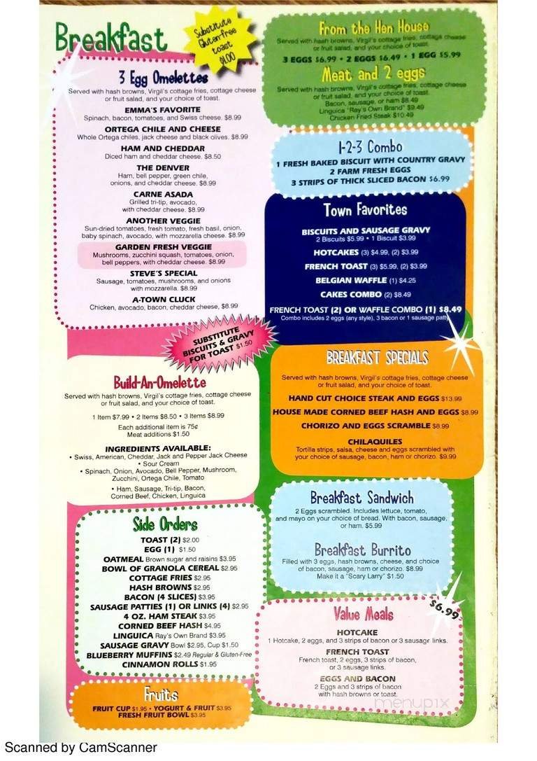 Menu page 3