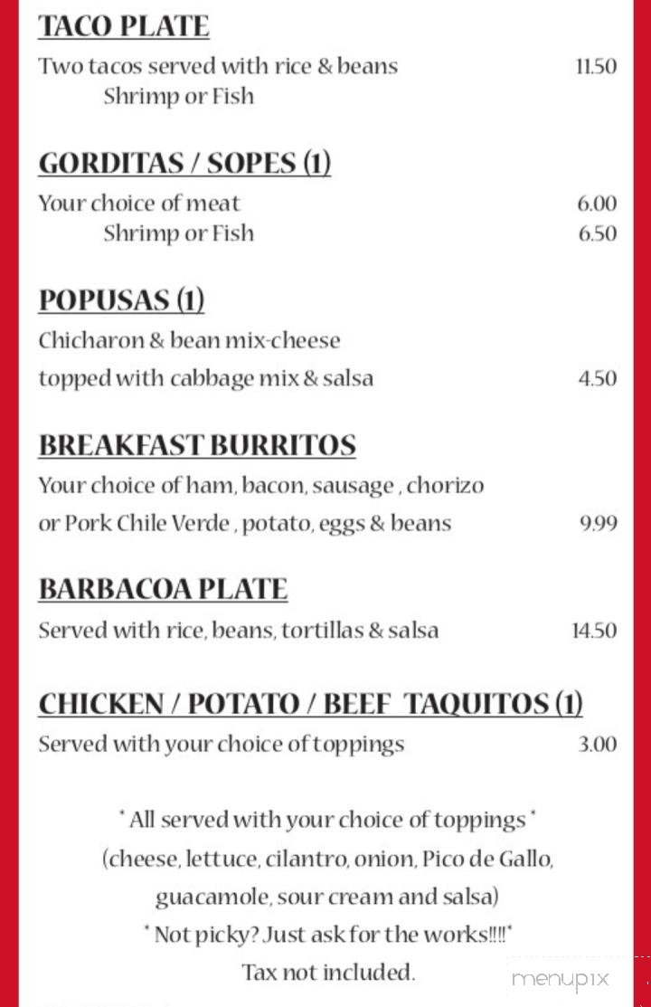 Menu page 2