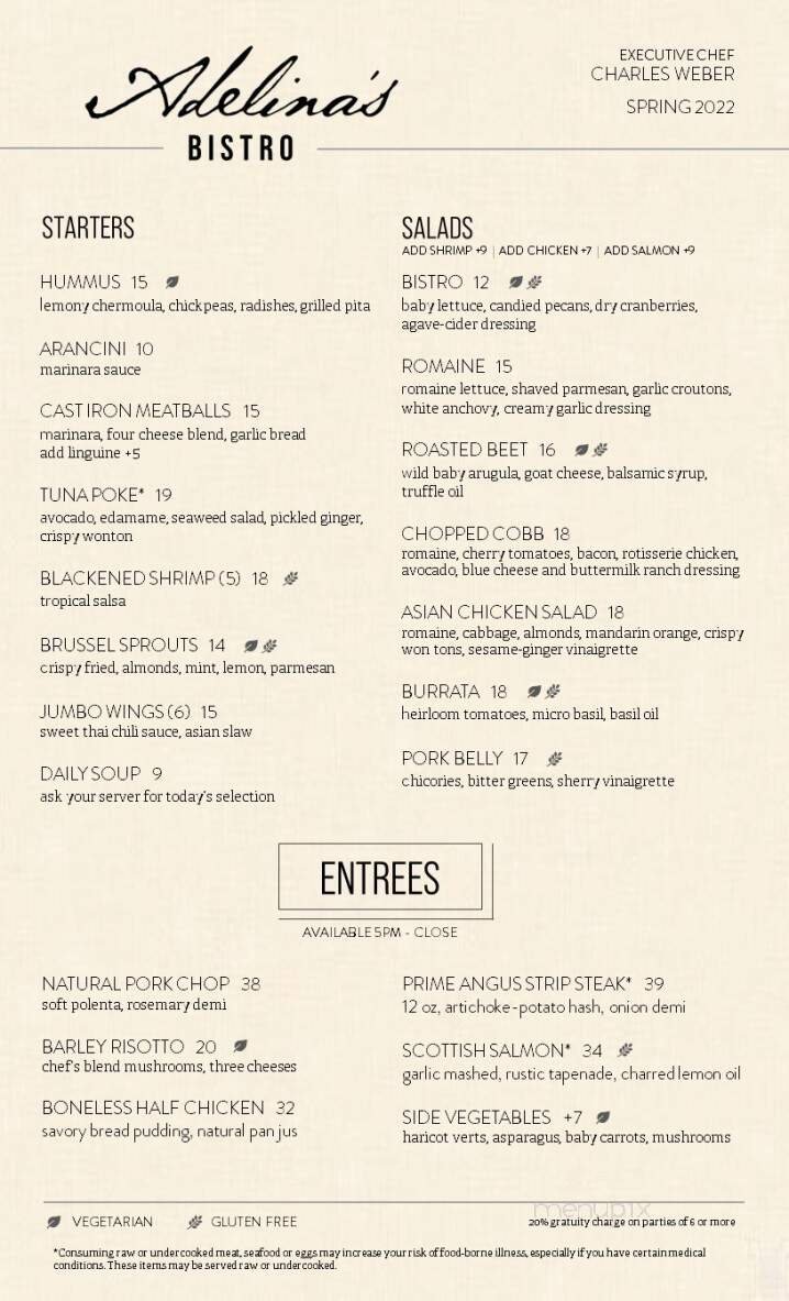 Menu page 2