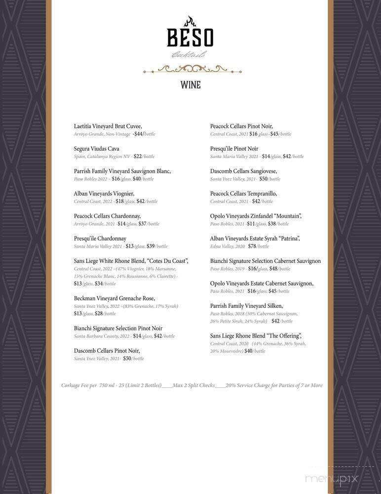 Menu page 3