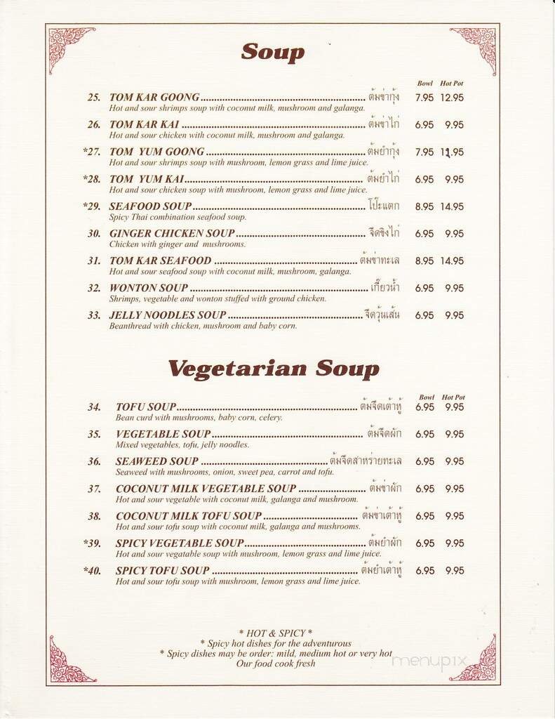 Menu page 6