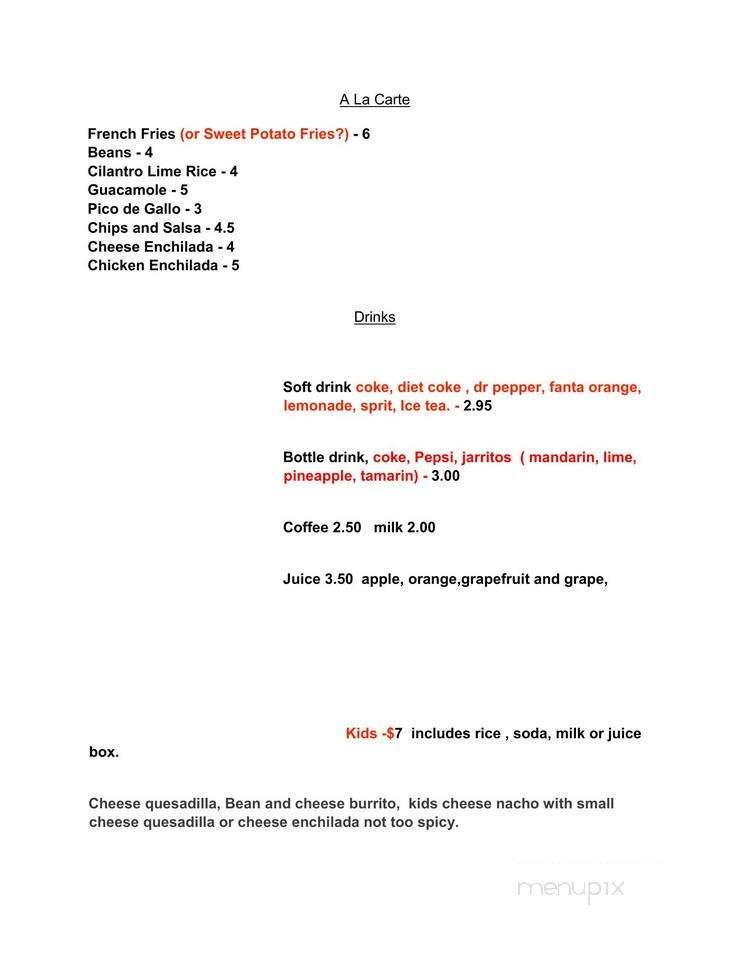 Menu page 12