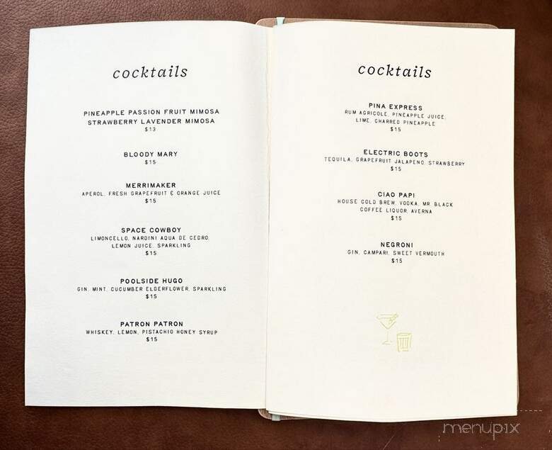 Menu page 2