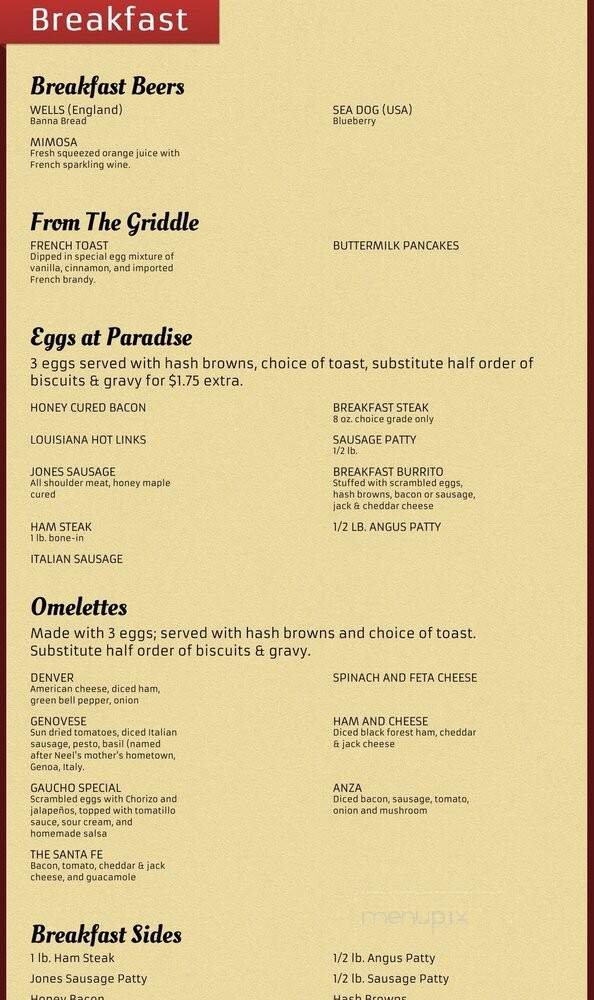 Menu page 4
