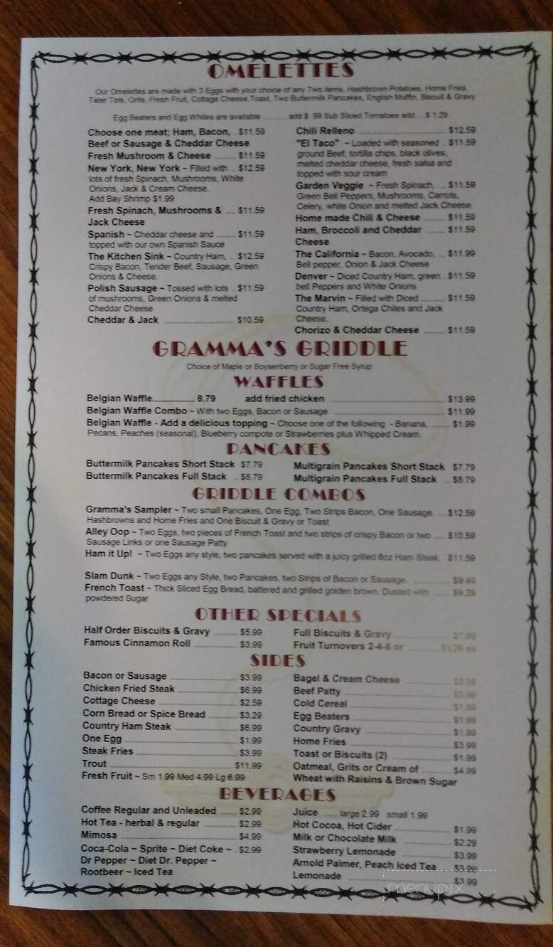 Menu page 2