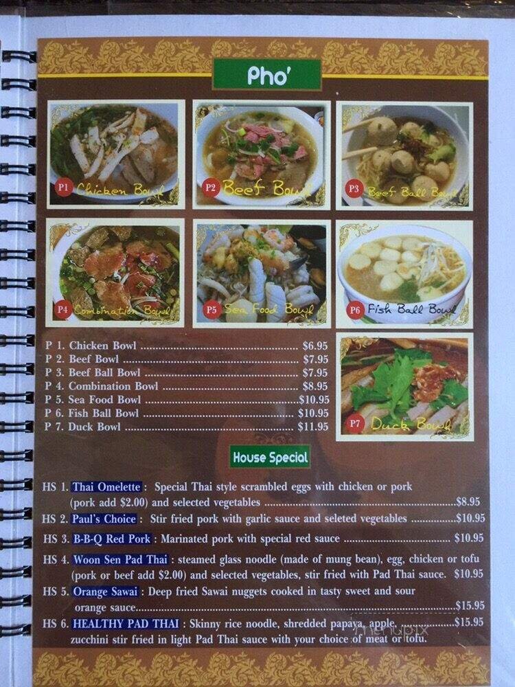 Menu page 8