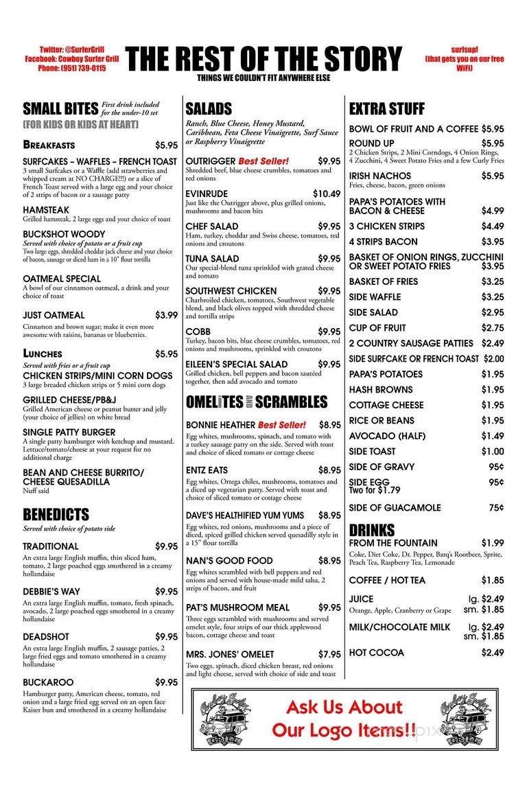 Menu page 4