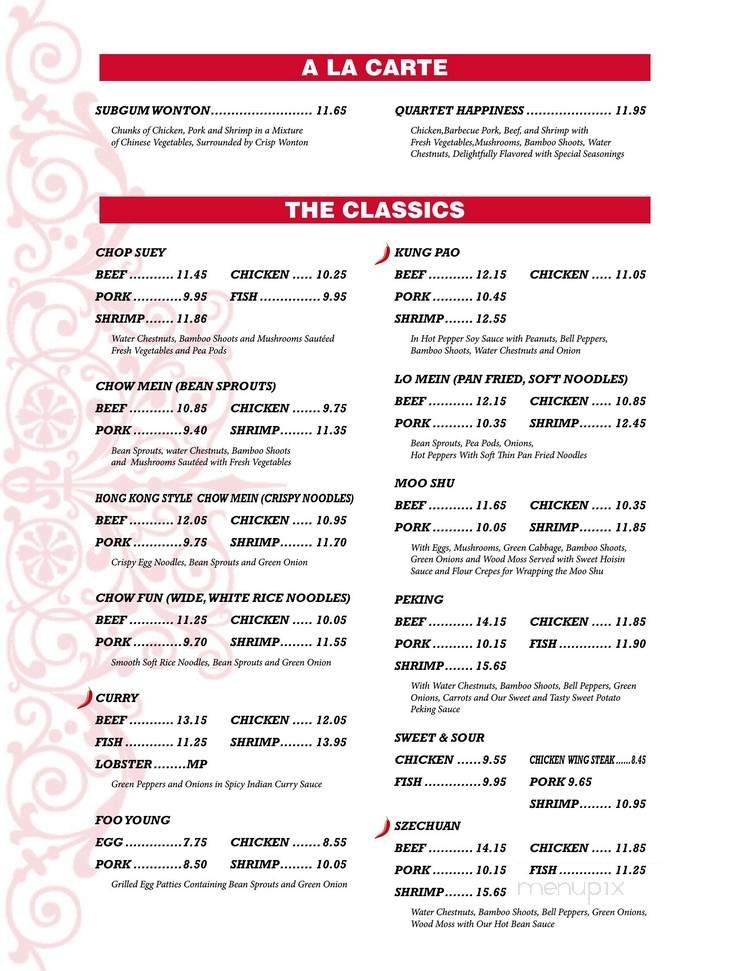 Menu page 2