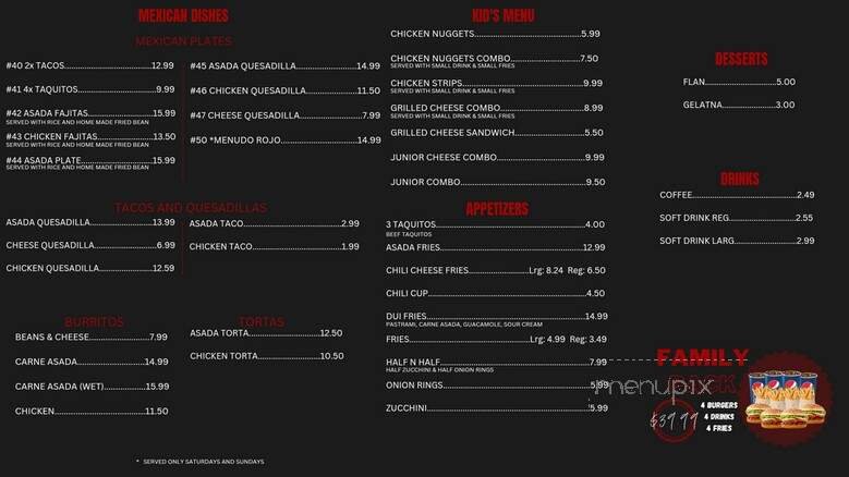Menu page 2