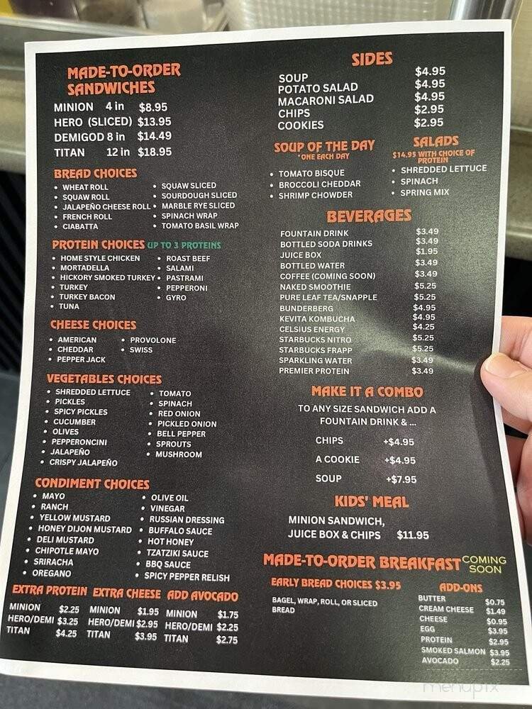 Menu page 2