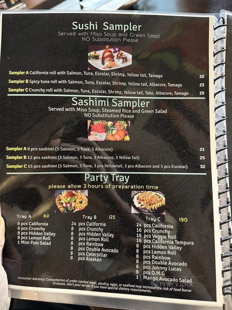 Menu page 2