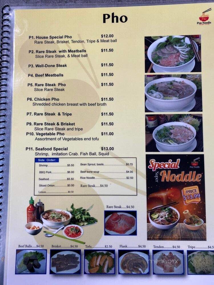Menu page 1