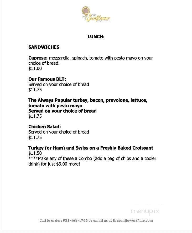 Menu page 2
