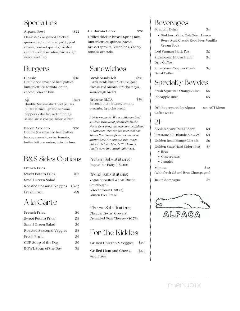 Menu page 2