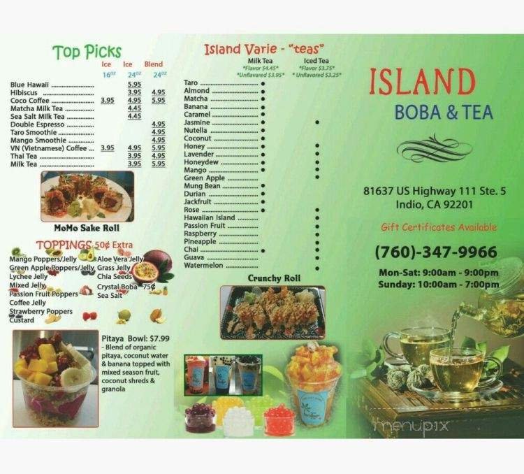 Menu page 2