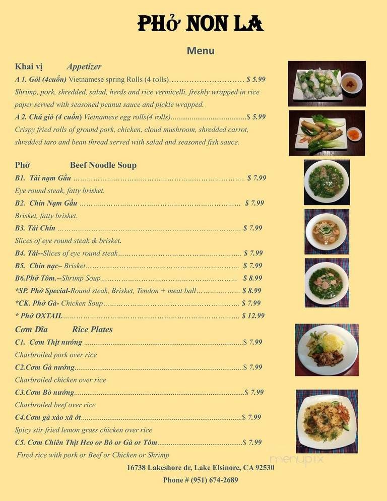 Menu page 2