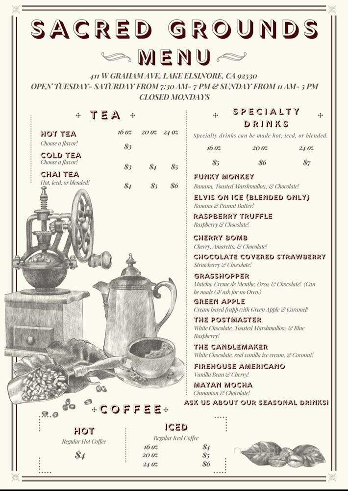 Menu page 2