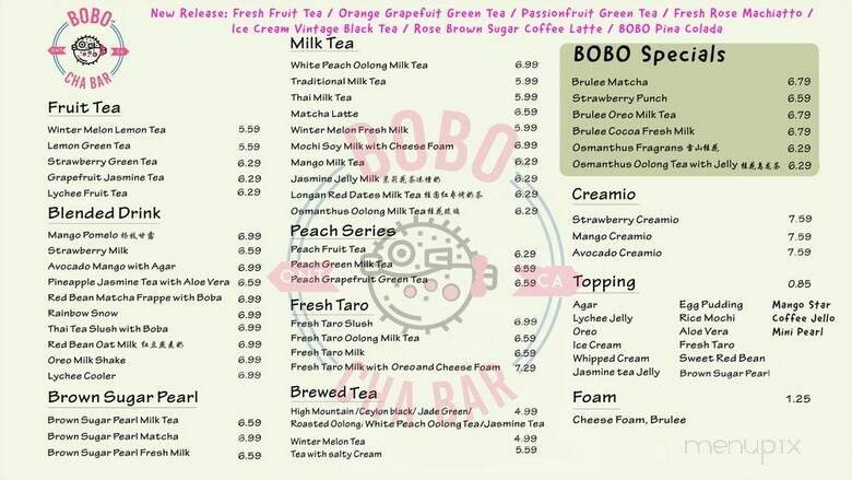 Menu page 2