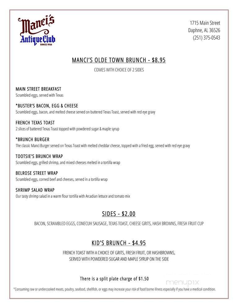 Menu page 2