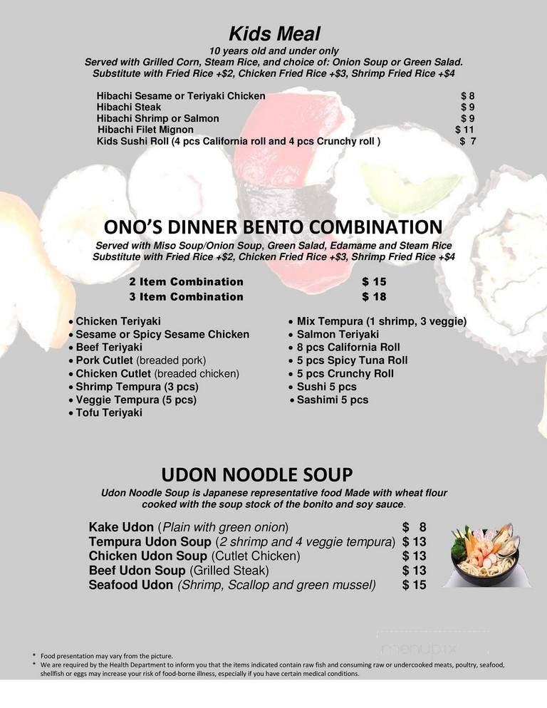 Menu page 4