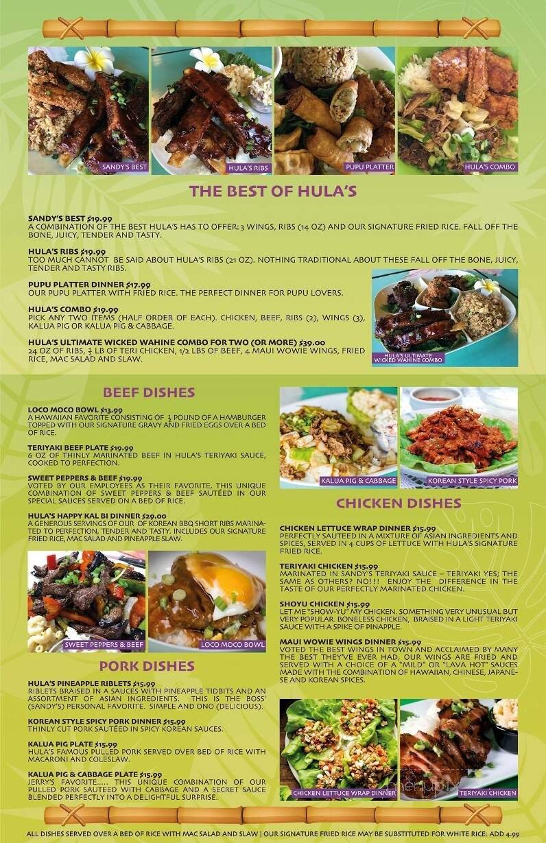 Menu page 2