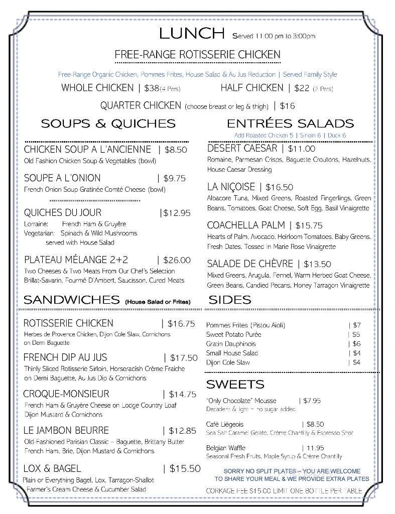 Menu page 2