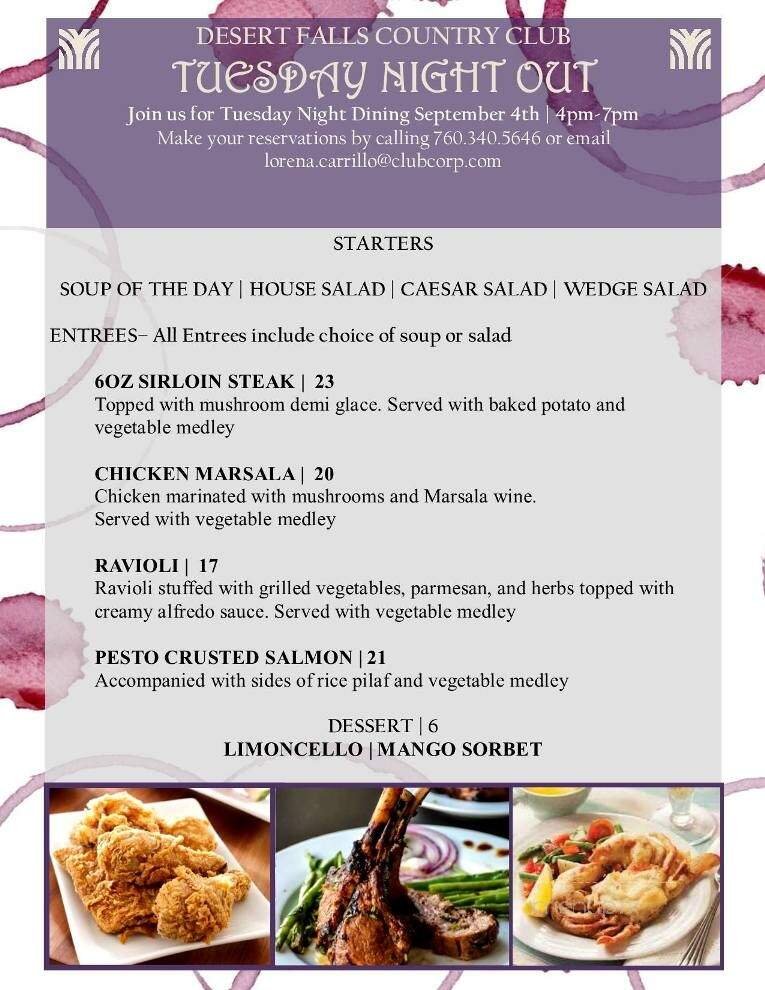 Menu page 4
