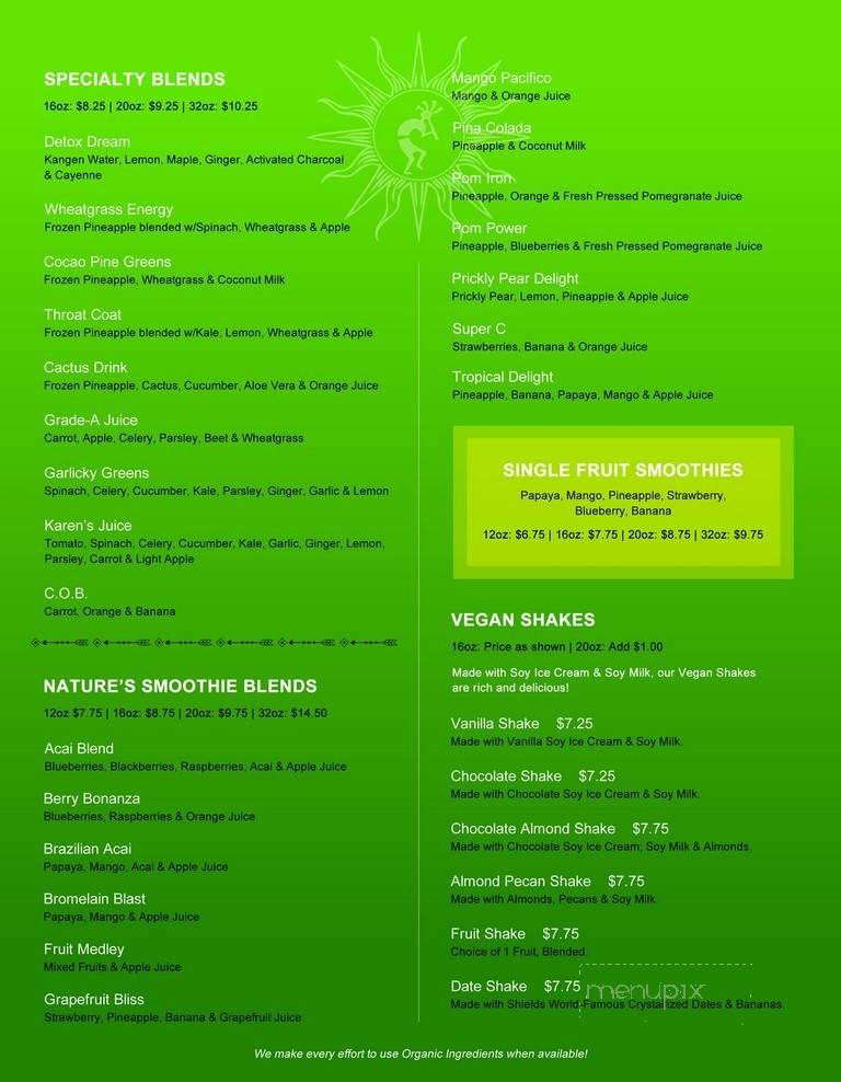Menu page 4
