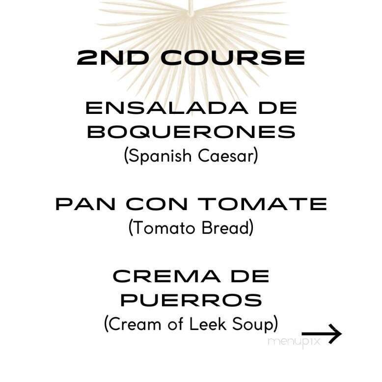 Menu page 1