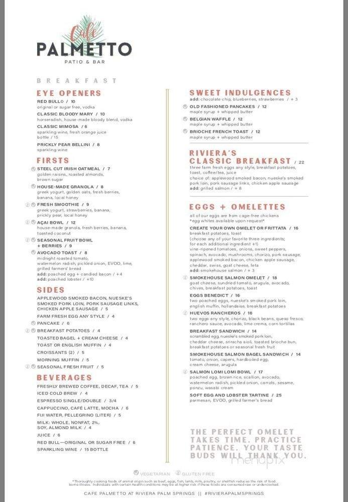 Menu page 2