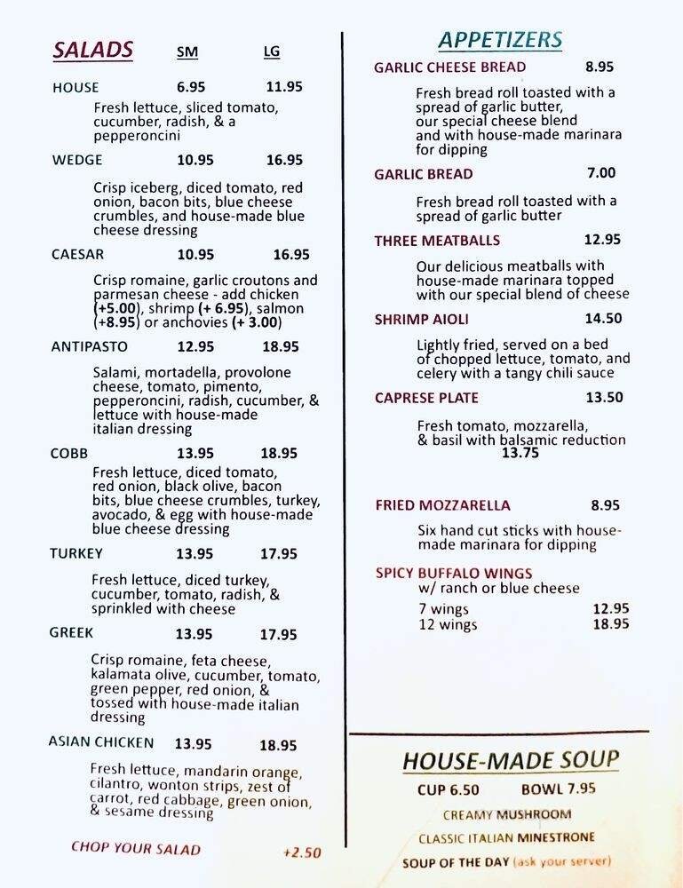 Menu page 7