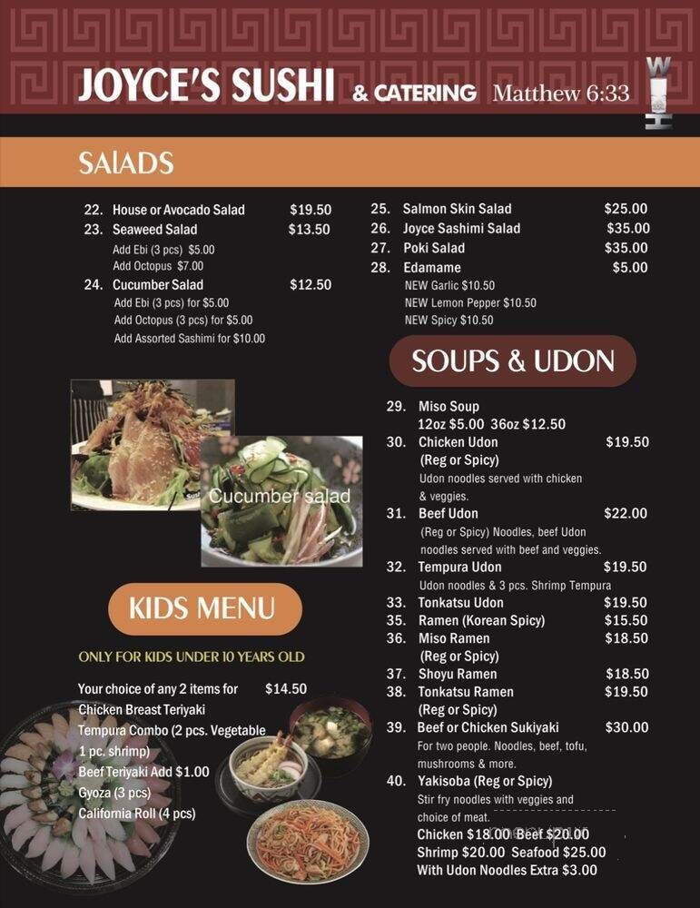 Menu page 6