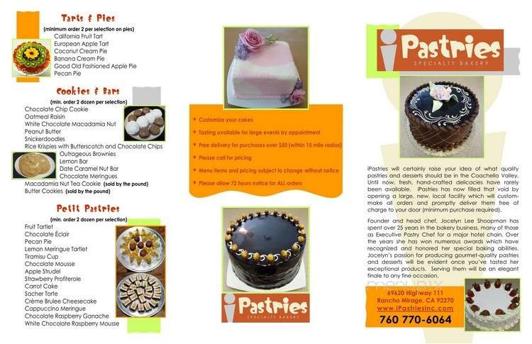 Menu page 1