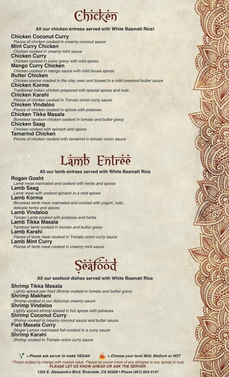 Menu page 3