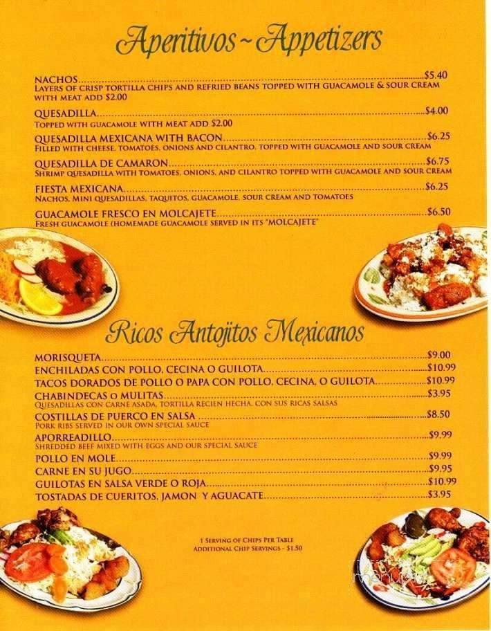 Menu page 2