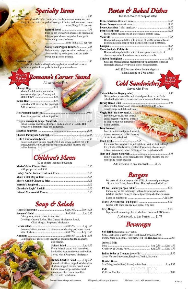 Menu page 2