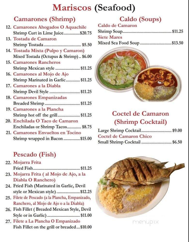 Menu page 2
