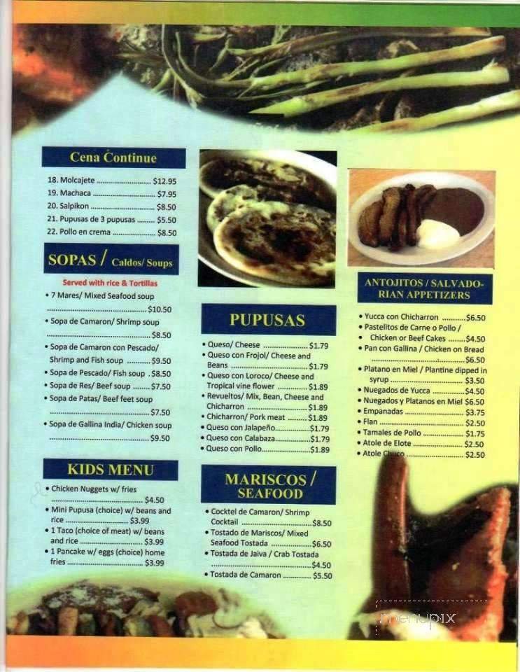 Menu page 2