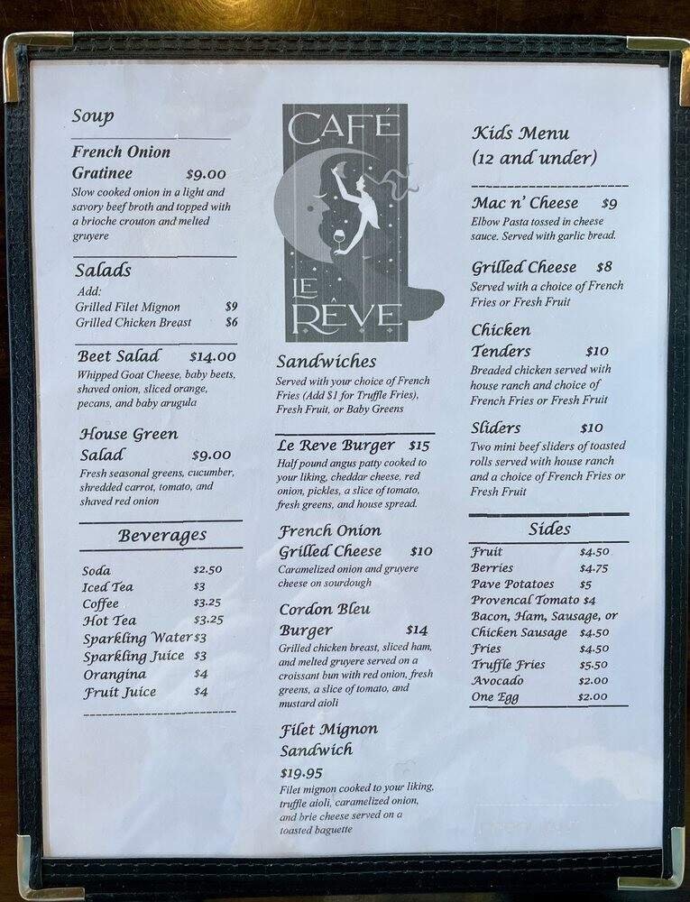 Menu page 2