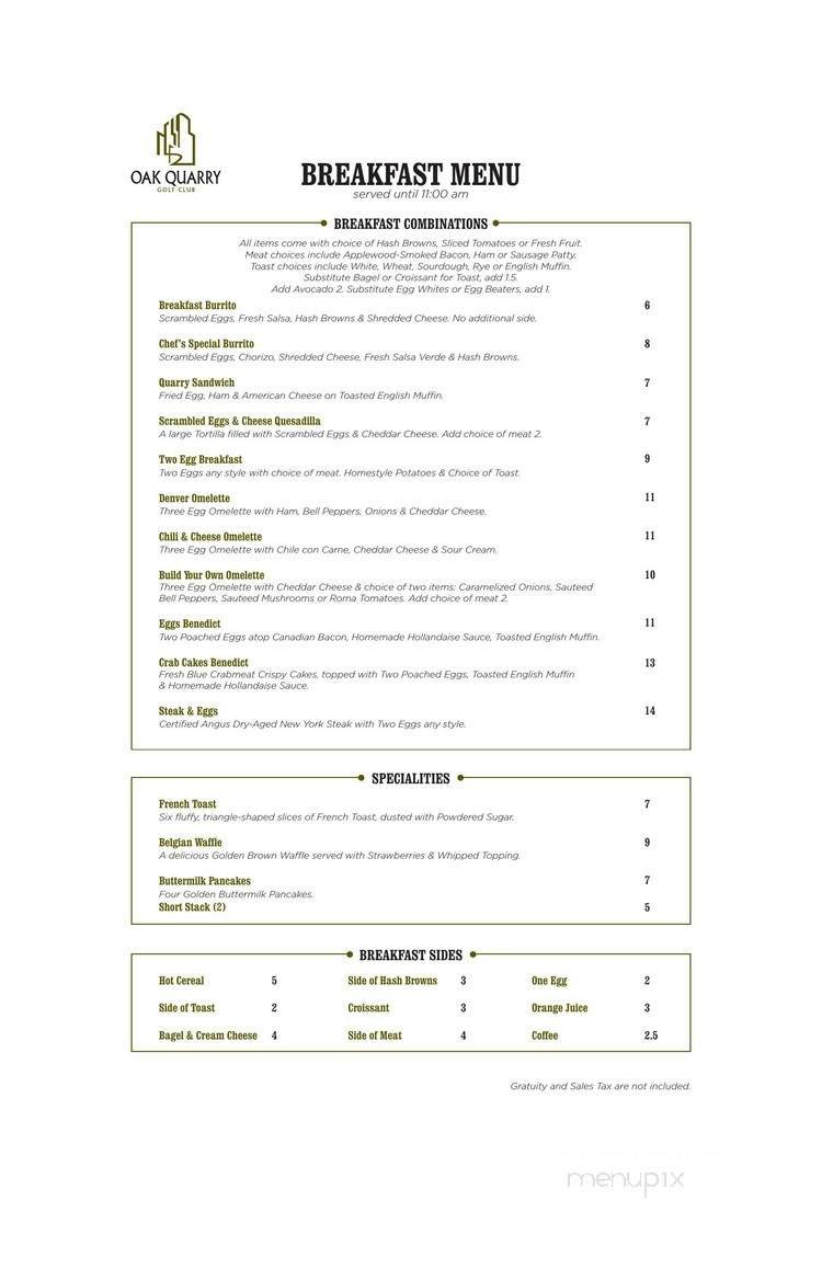 Menu page 2